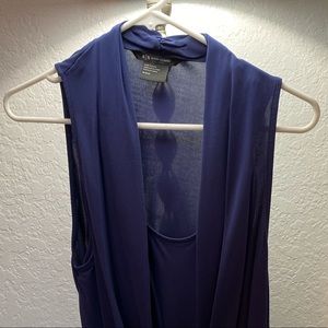 Armani exchange royal blue top with built in Cammi